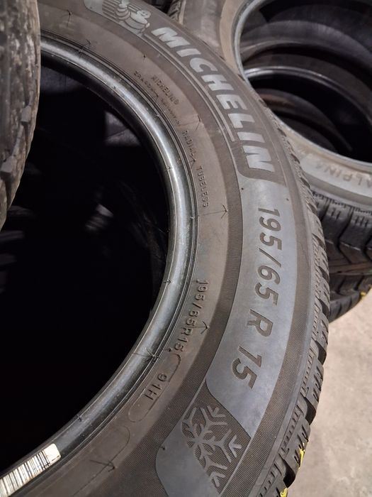 Шини б/у зимові 195/65 R15 Michelin Alpin 6