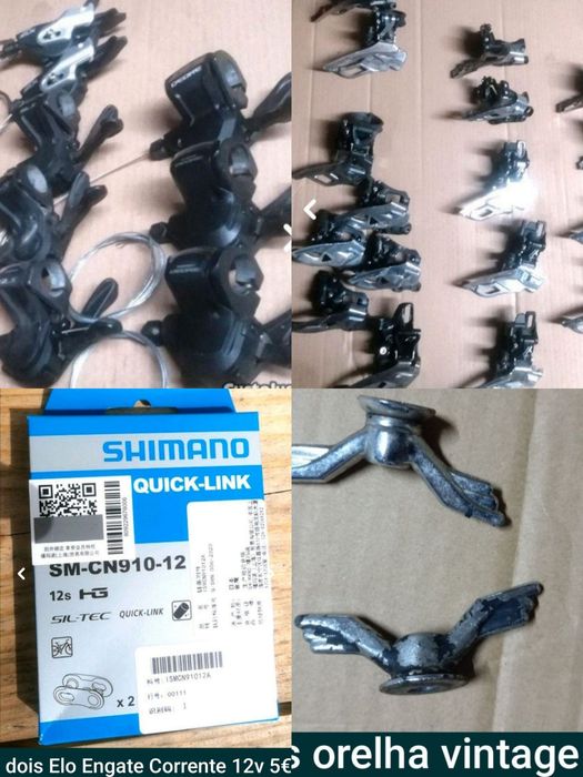 J-Bikes e peças/Thule 951/Campagnolo/Garmin/SLR/Capacetes/Shifters...