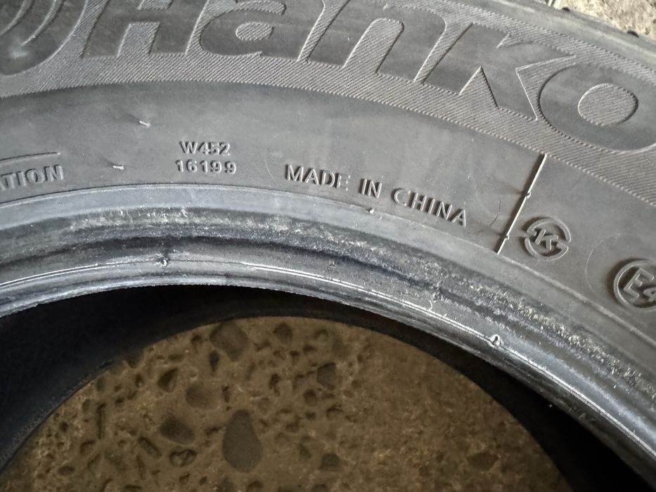 Шини Hankook 195/65R15 Резина Колеса 2020р два 6.8mm Два 6.0мм