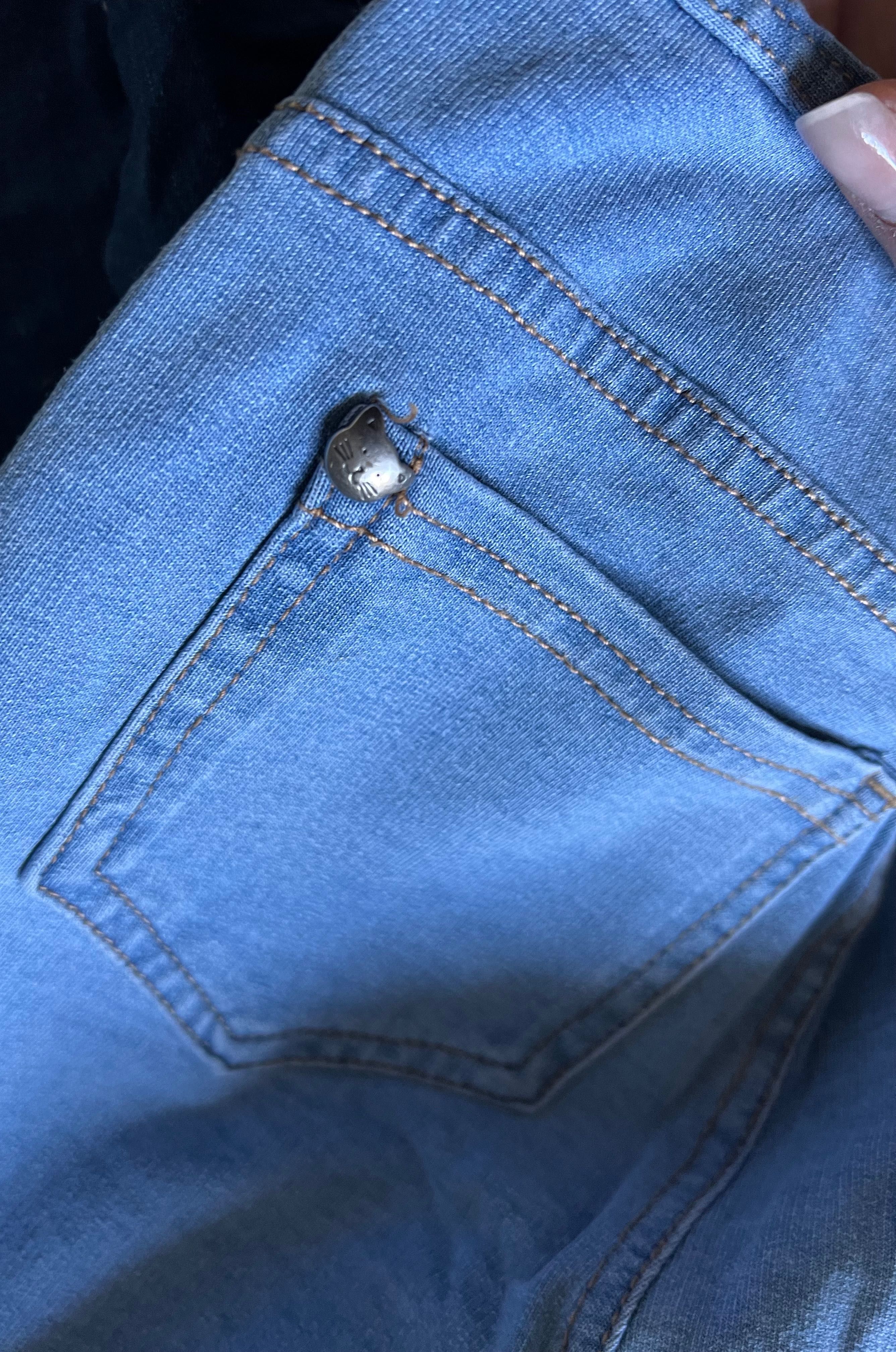 H&M Tchibo paka zestaw spodnie jeans kotki dżinsy leginsy treggins 134