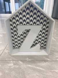 Półka domek z literką "Z"