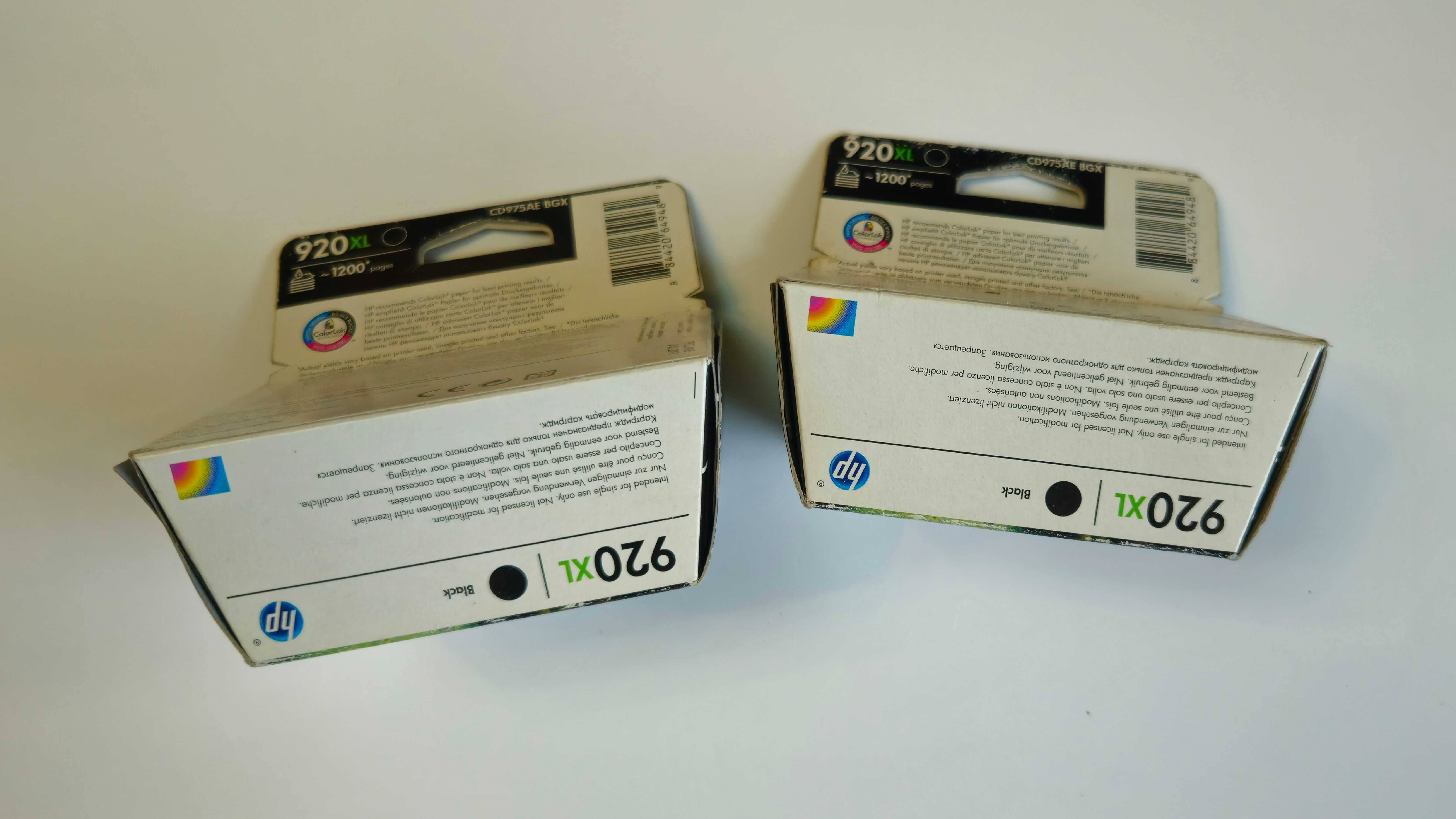 Tusz HP 920XL (CD975AE BGX) - 2 sztuki
