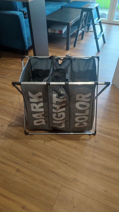 Kosz na bieliznę - 3 przegrody