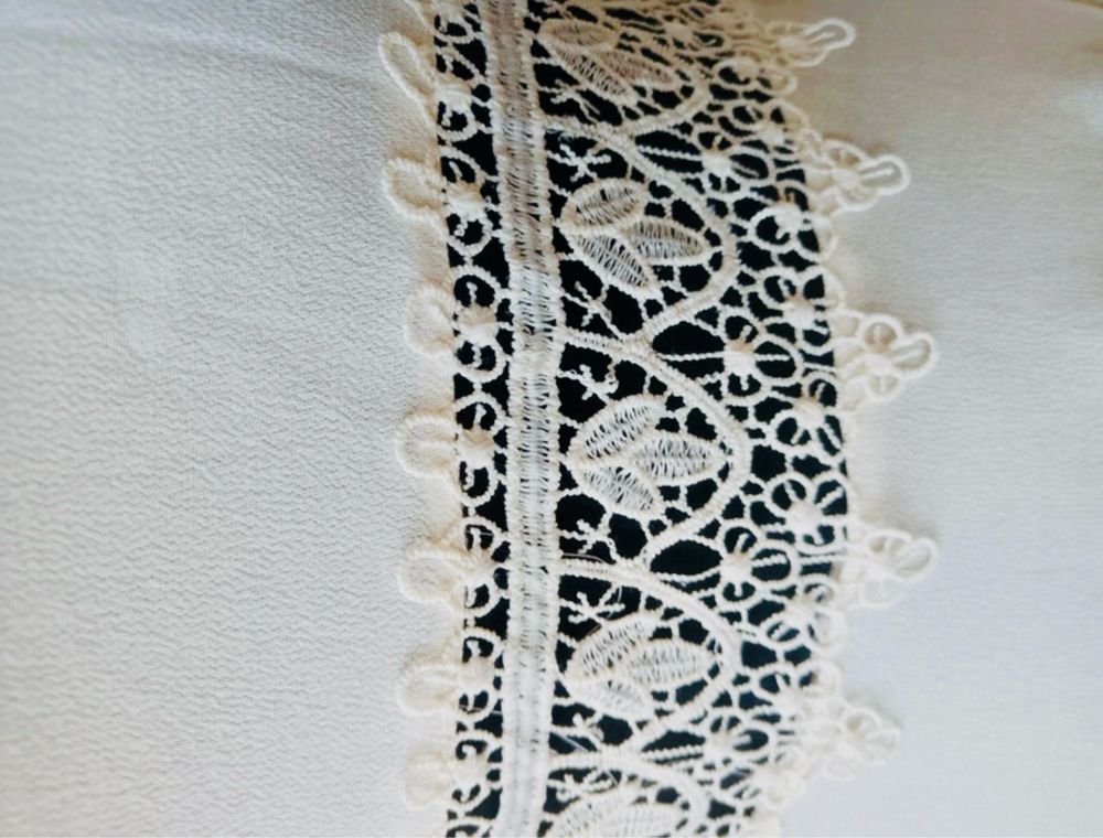 Sukienka ecru w stylu  Boho bawelna roz XS firma H&M