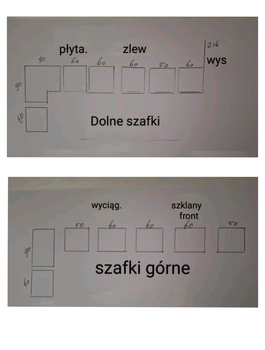Meble kuchenne Uużywana kuchnia z Holandii z AGD  Śmietanka