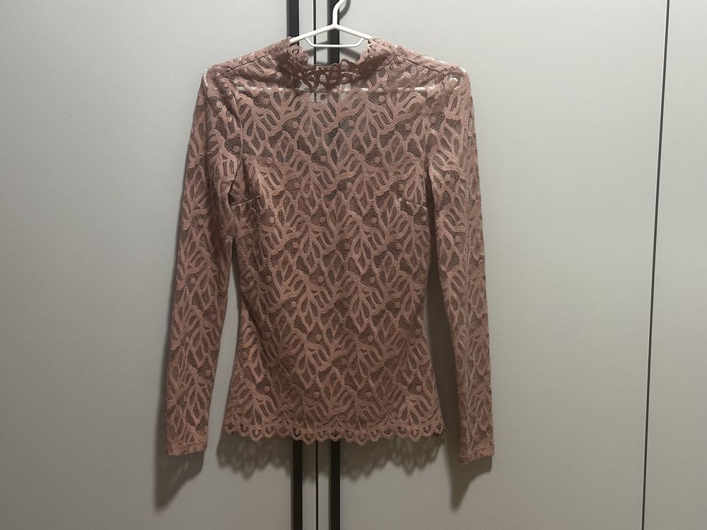 Мереживна блузка XS-S GinaTricot кружевная блуза