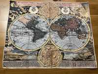 Gobelin ścienny wiszący baner mapa świata