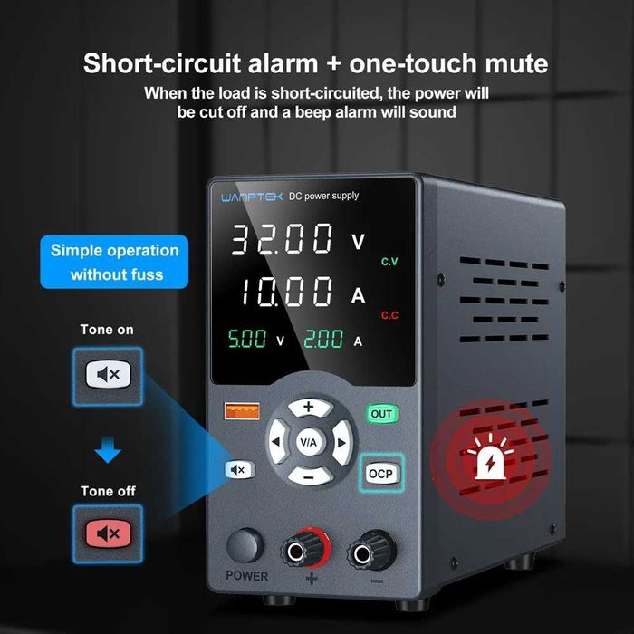 Лабораторный блок питания WANPTEK GC3010H 30V10A