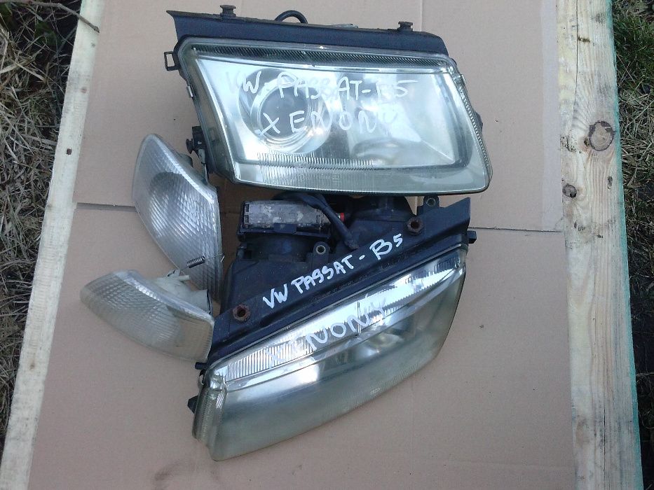 VW passat b5-lampy przednie ksenonowe z kierunkowskazami