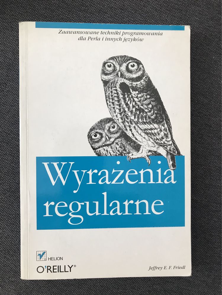 Książka wyrażenia regularne helion