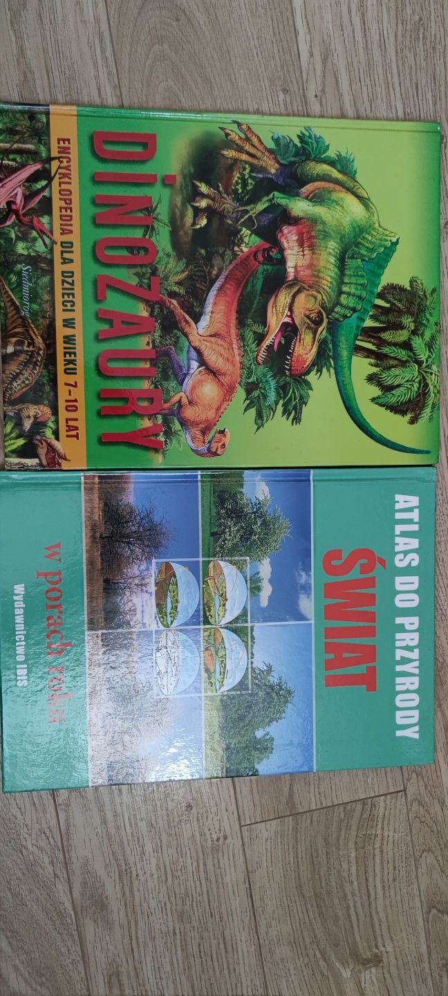 Atlas do przyrody IBIS i Dinozaury encyklopedia dla dzieci