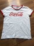 Koszulka Coca cola bawełniana  House collection L biała czerwone logo