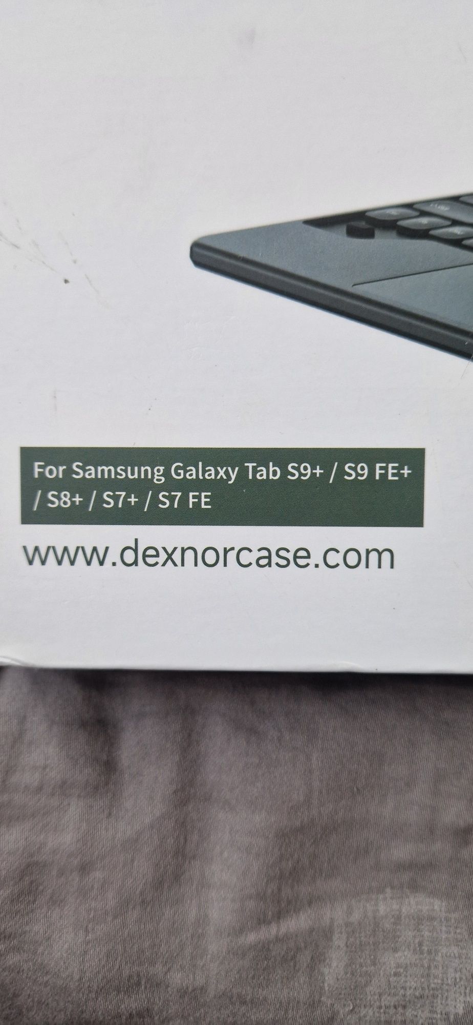 Dexnor Etui z klawiaturą do Samsung Galaxy Tab S9 S8 S7 PLUS