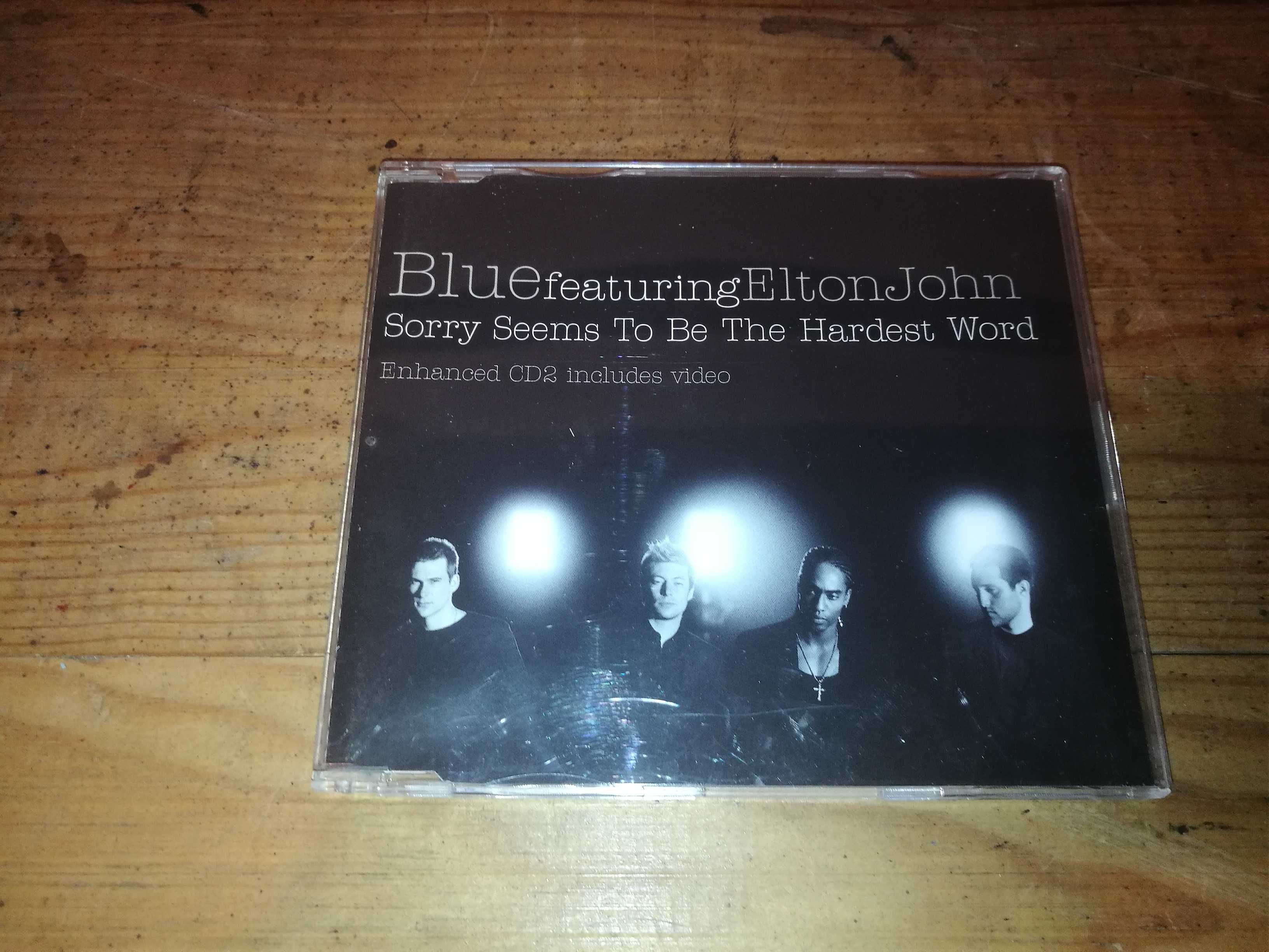 Blue Featuring Elton John - Sorry Seems To Be Hardest Word CD SINGLE