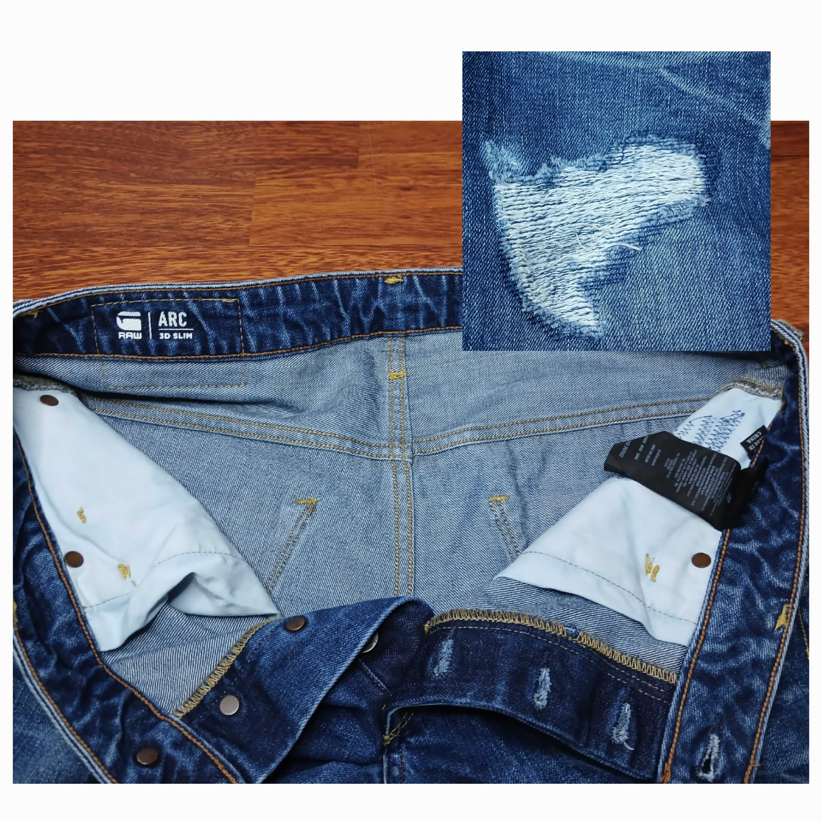 Чоловічі джинси G.Star Arc 3D slim Restored denim