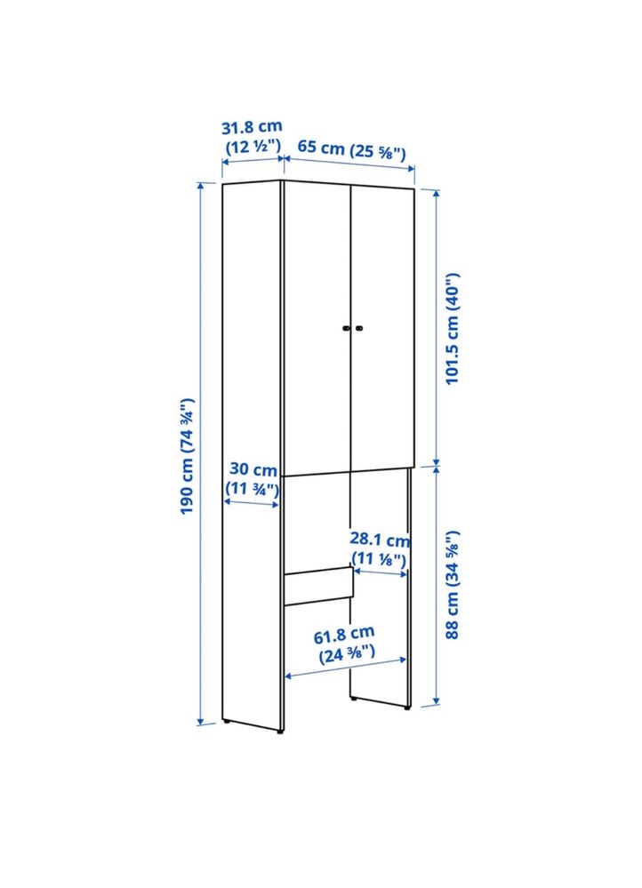 Szafka nad pralkę IKEA stan idealny
