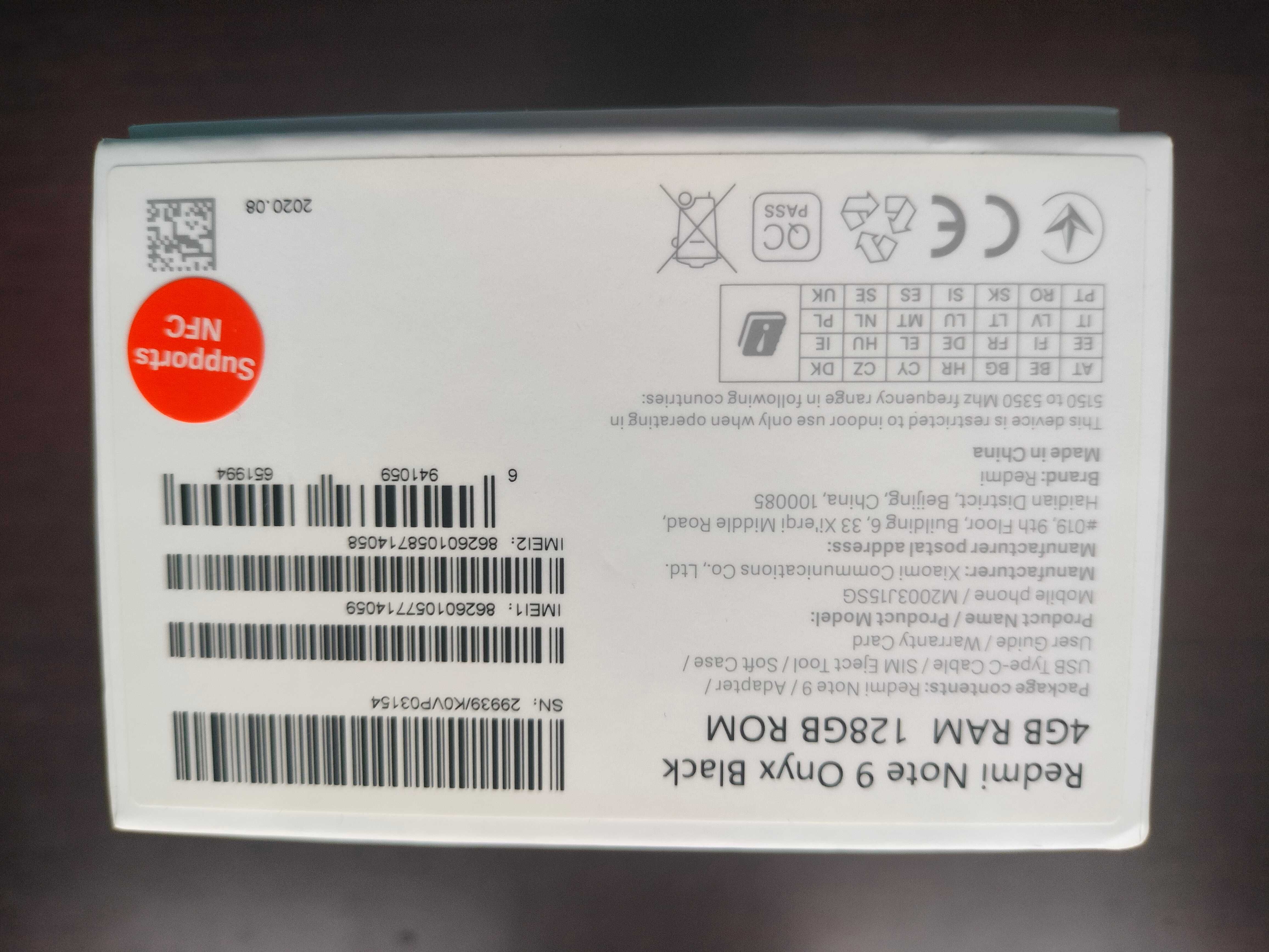 Xiaomi Redmi Note 9