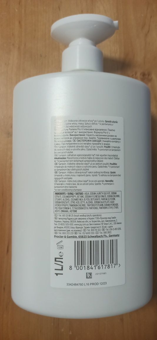 Pantene Repair szampon 1l