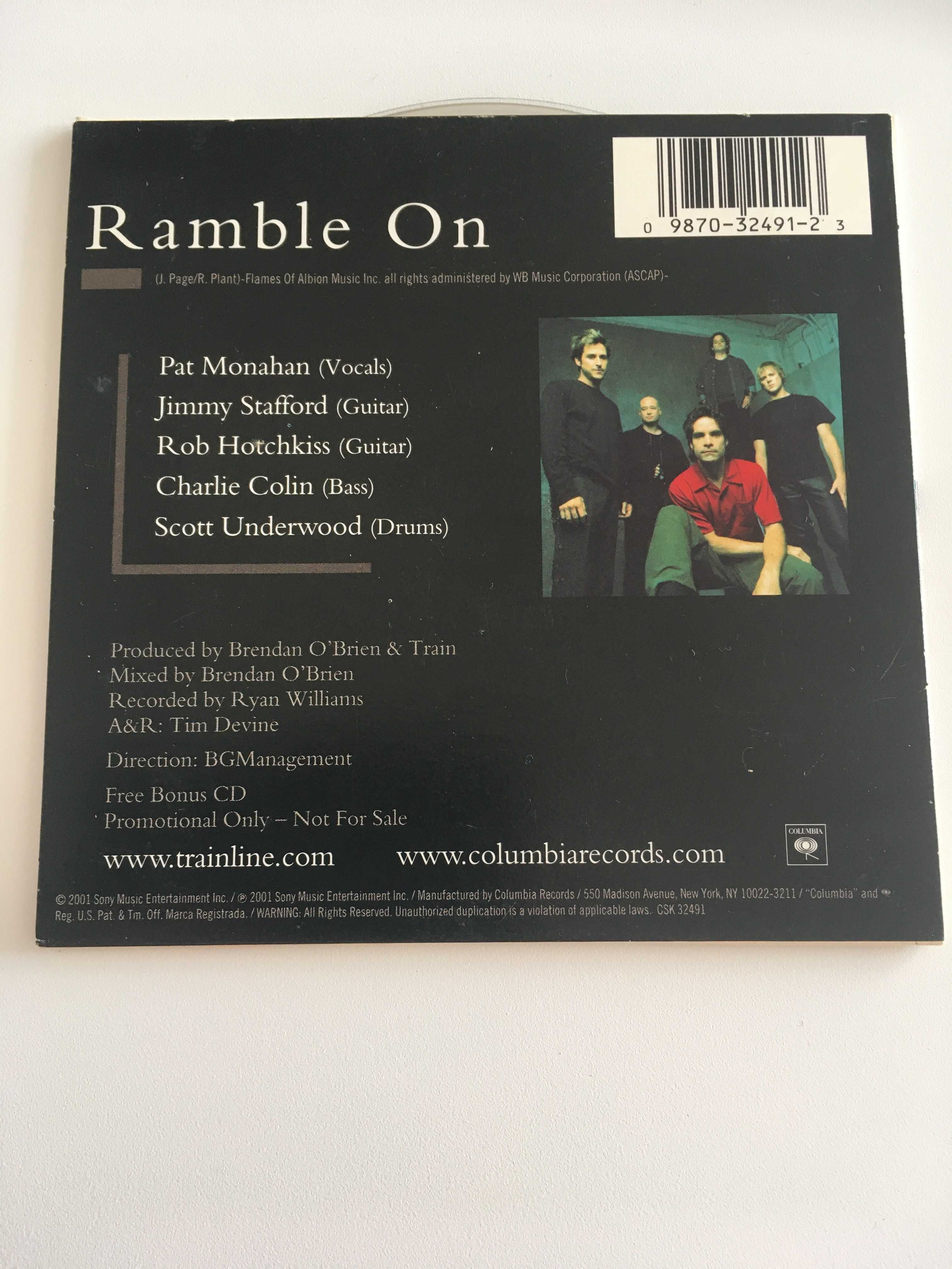 TRAIN - Ramble on - promo cd - 1 song