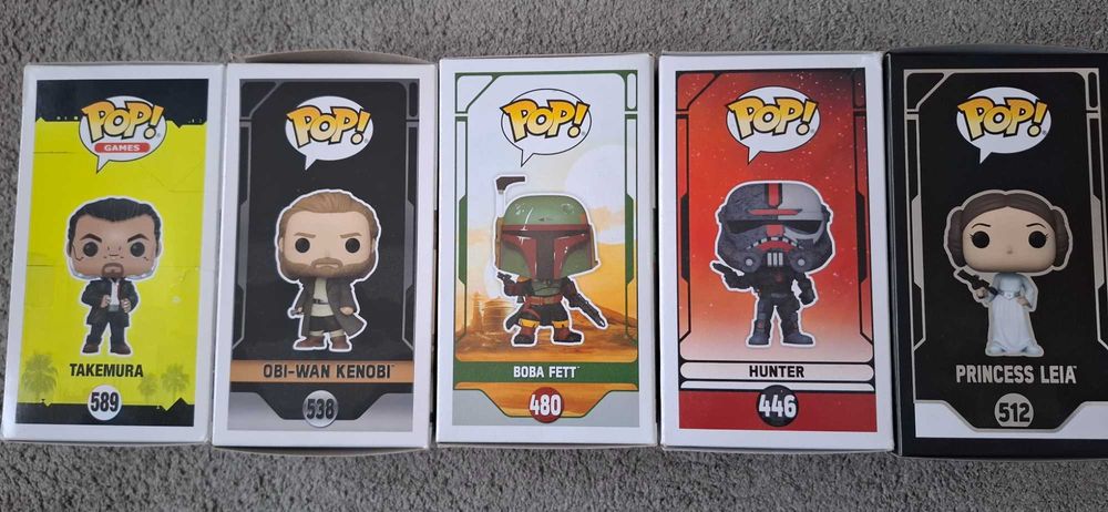Vários Funko POP - Star Wars e Cyberpunk 2077