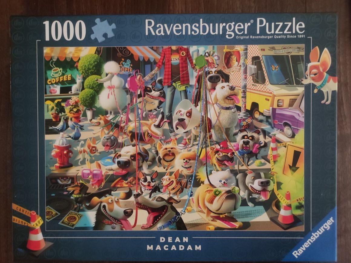 Puzzle 1000 Ravensburger psy