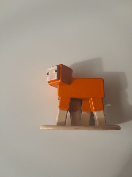 Minecraft metal figurka Jada orange sheep
