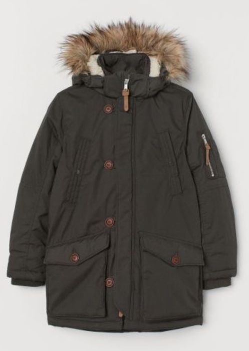 Куртка парка на 8-9 лет от H&M для мальчика