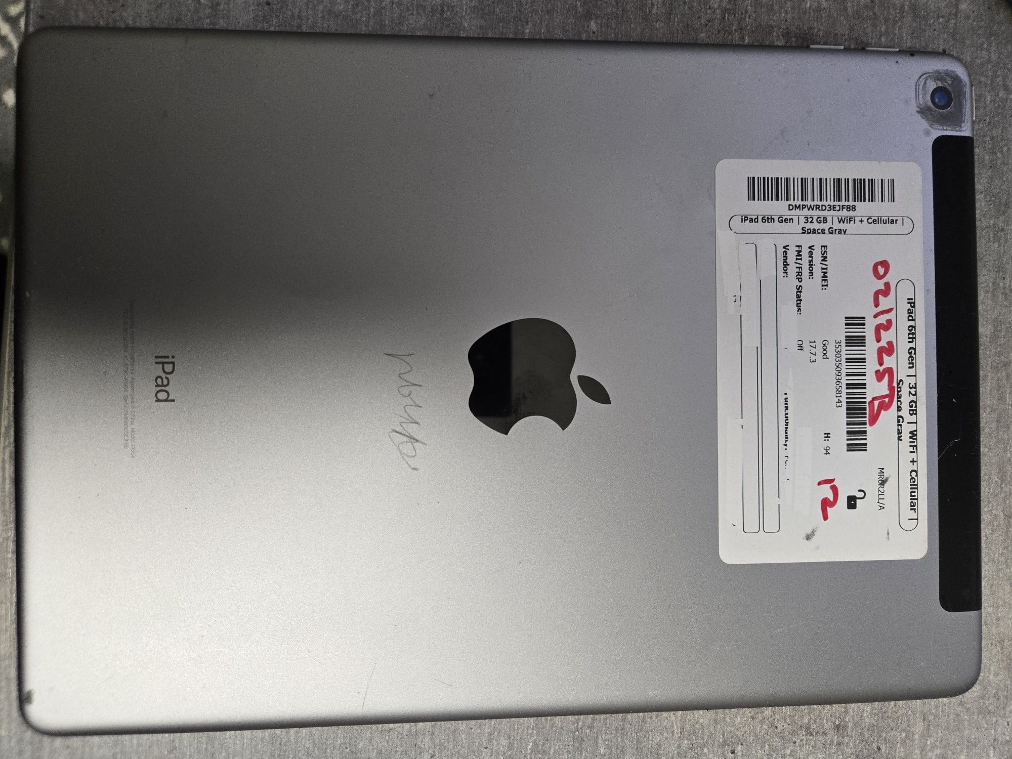 iPad 6 покоління. 32GB. LTE. Сім-карта. Space Grey. Гарантія