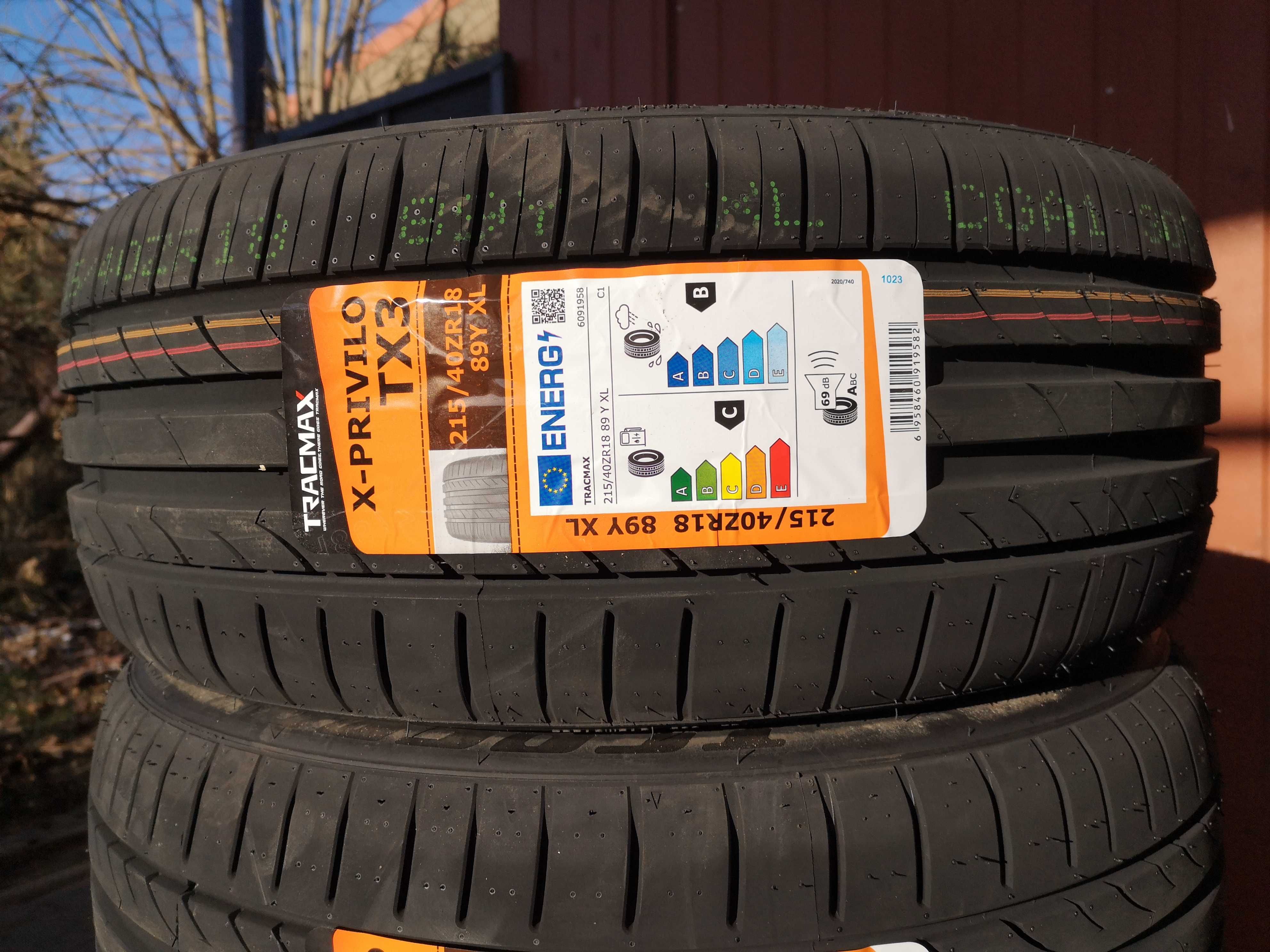 215/40 R18 89Y XL - Tracmax X-Privilo TX-3 (4 sztuki) NOWE