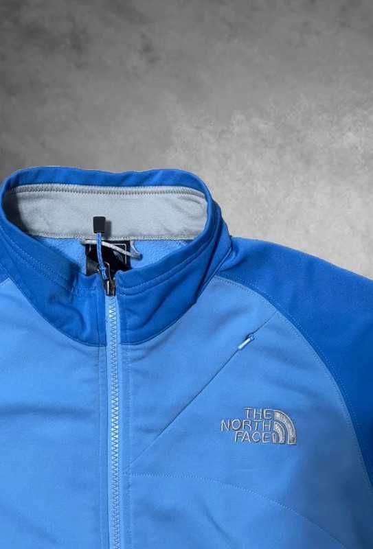 bluza the north face ciepła L niebieska