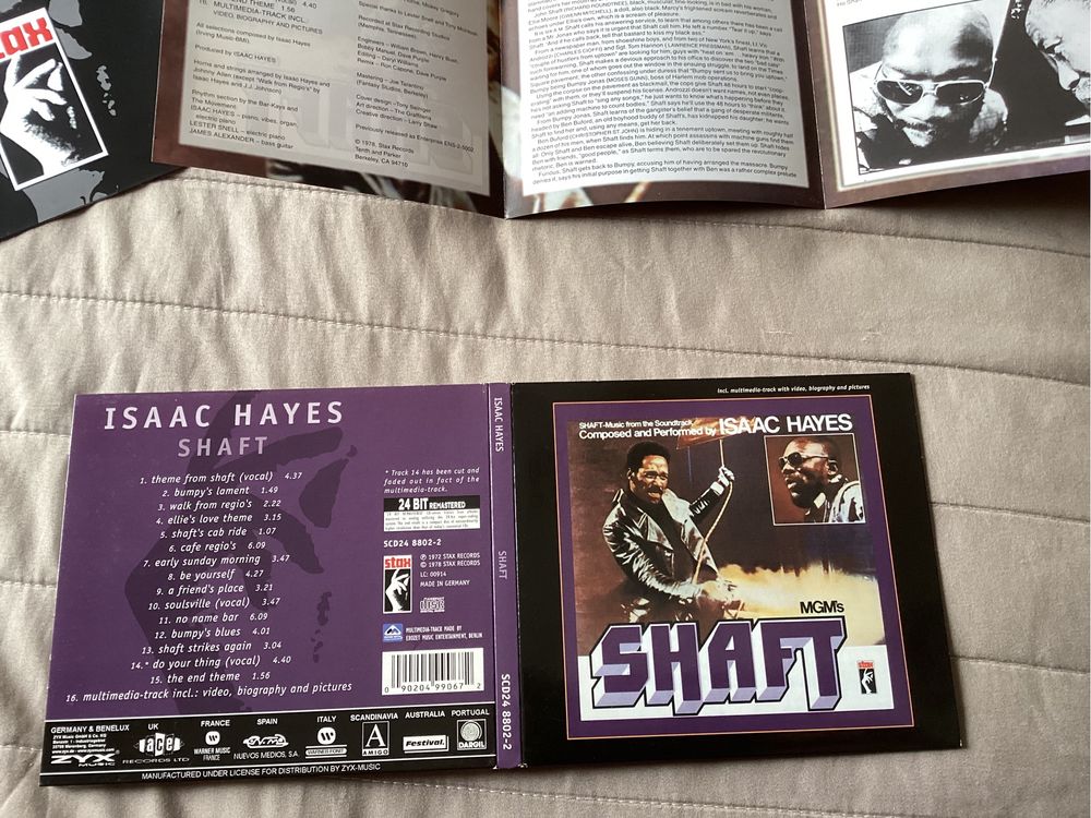 CD Shaft Isaac Hayes Banda Sonora Funk Soul