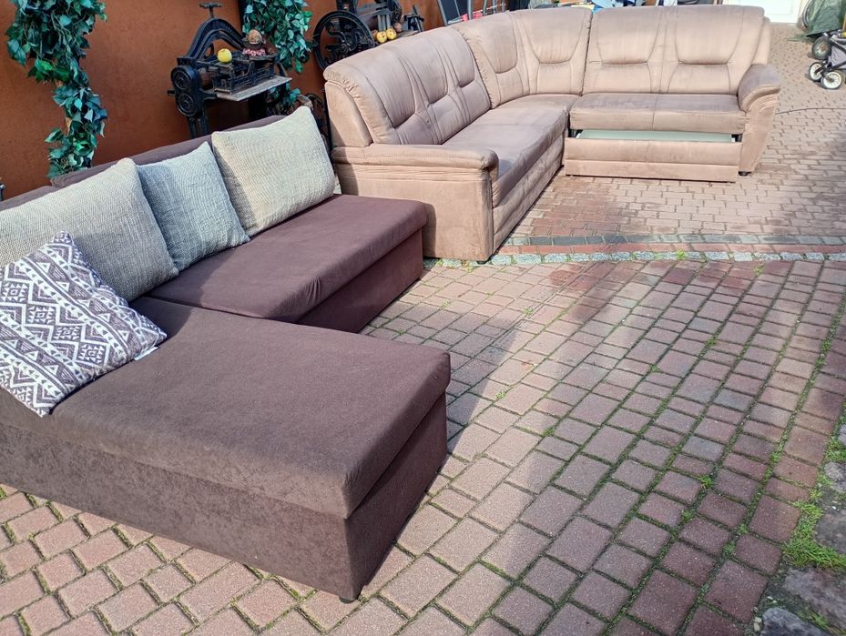 Duży narożnik rozkładany