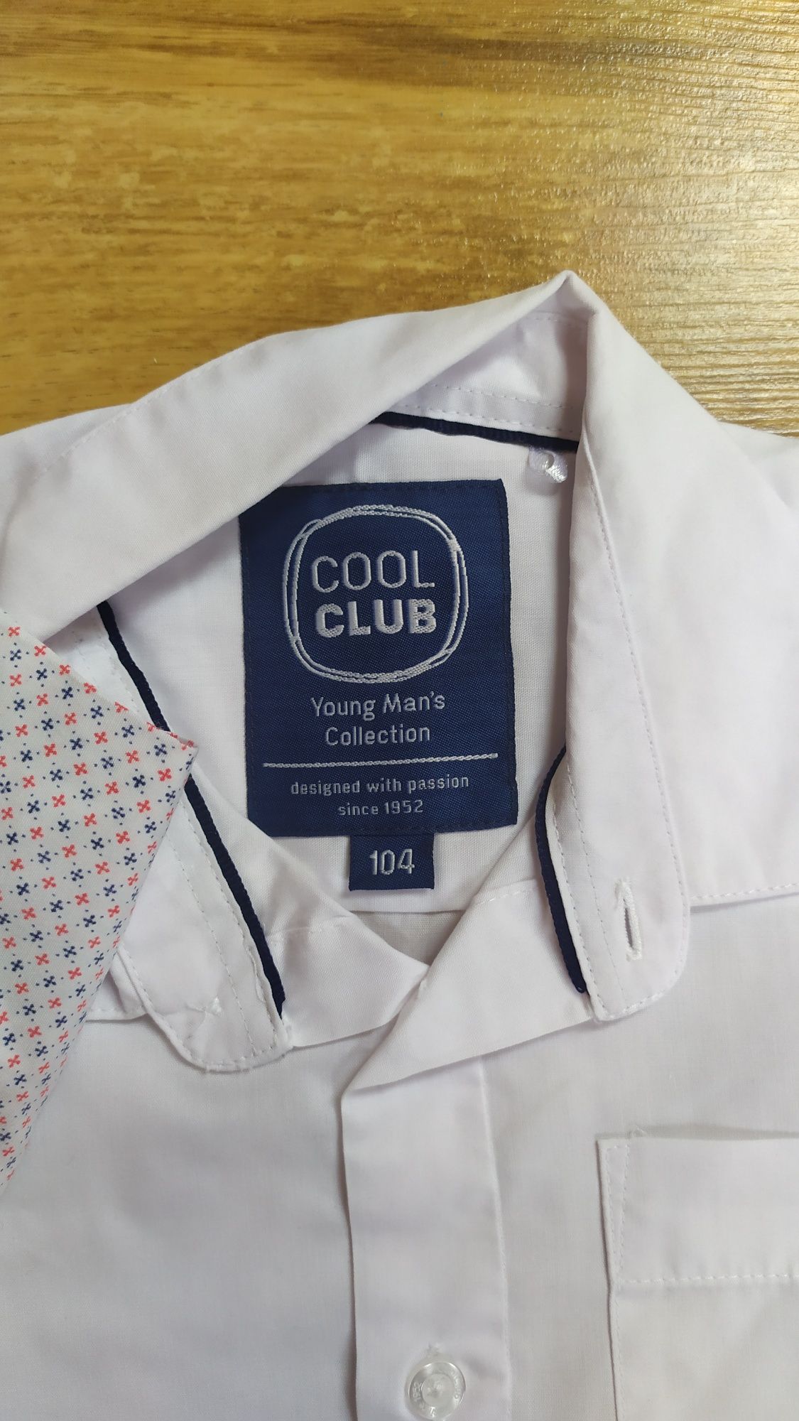 Koszula koszule wizytowe biała smyk cool club 104 Jankes moda 4 lata