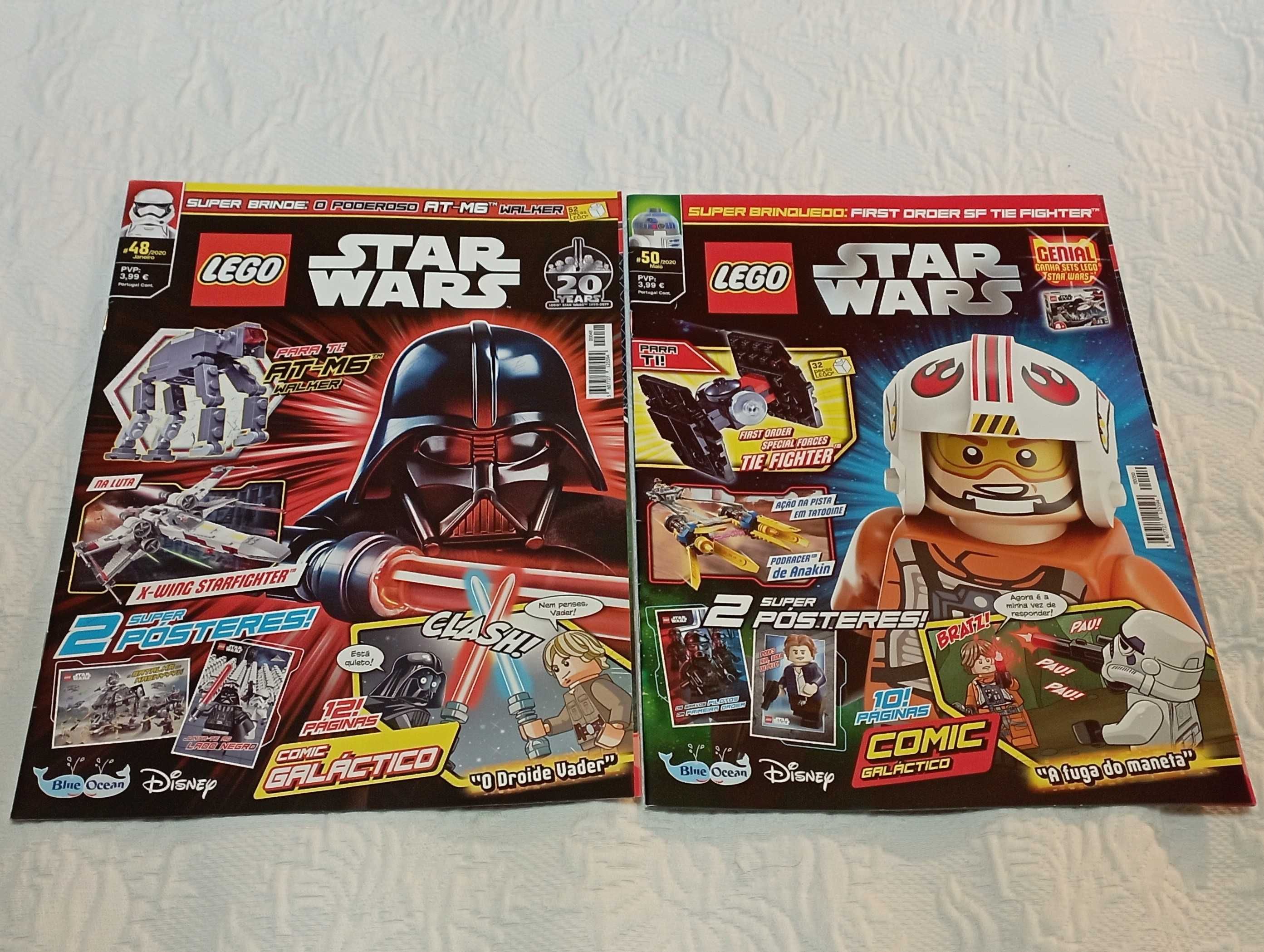 lote de 9 revistas lego star wars