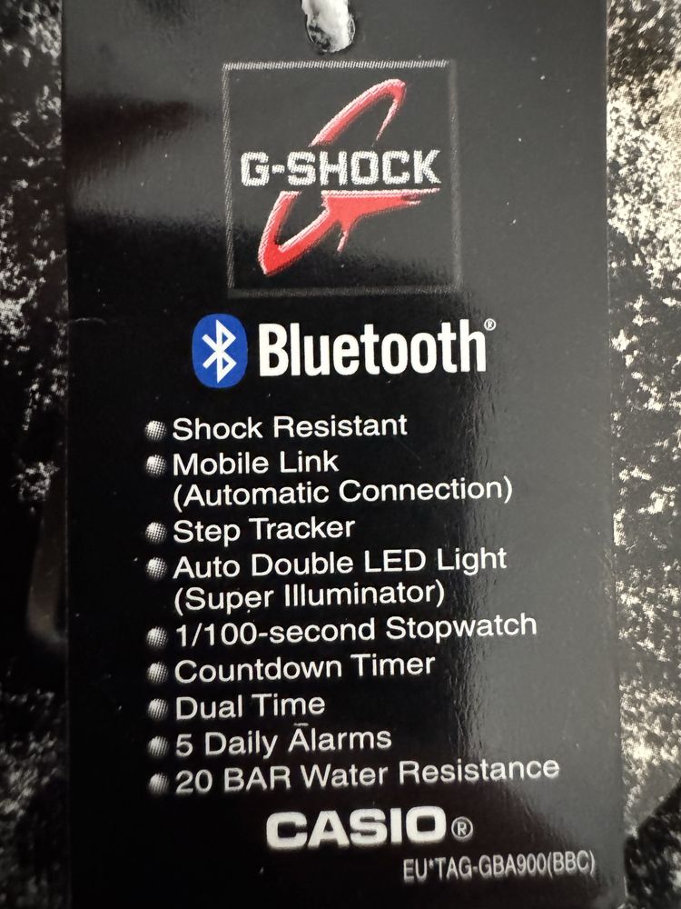 Casio G-SHOCK G-SQUAD GBA-900-7AER bluetooth zegarek sportowy