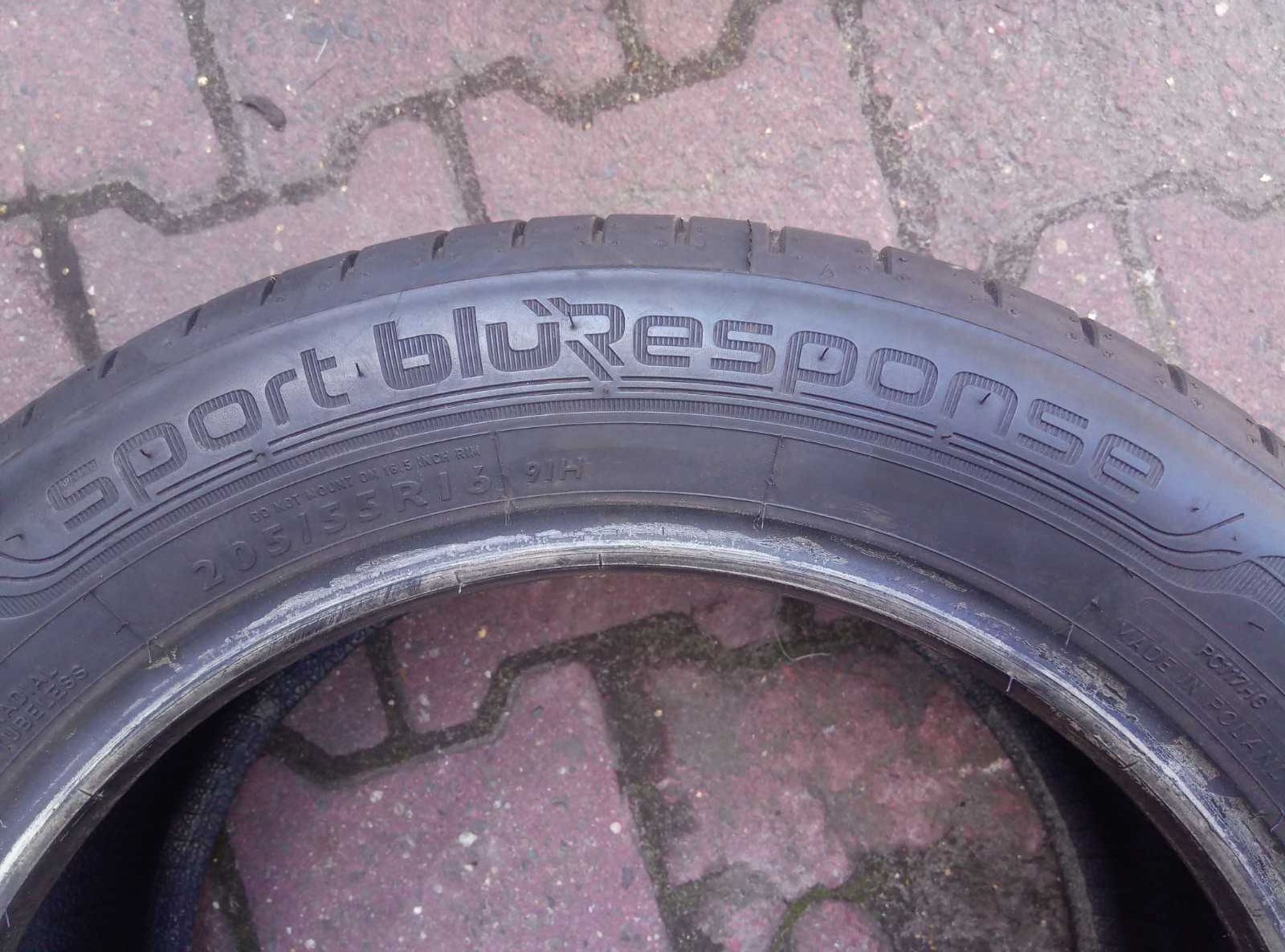 Używana opona letnia 205/55R16 Dunlop SP Sport  Bluresponse  (H)