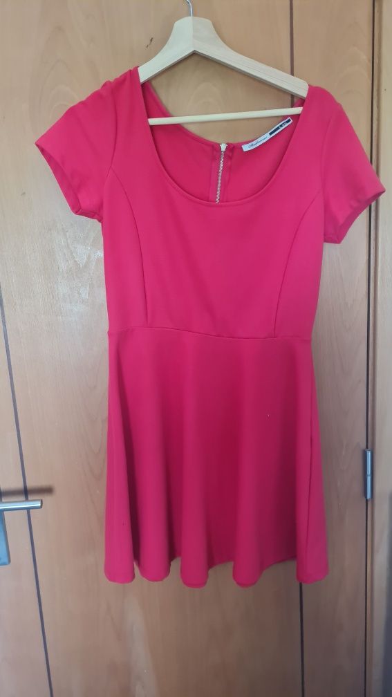 Vestido Vermelho Stradivarius