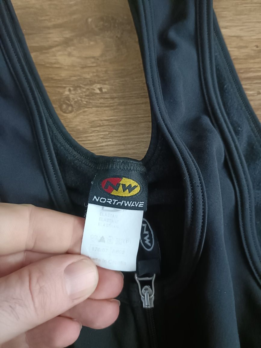 Spodnie kolarskie Northwave L długie M rowerowe strój rower