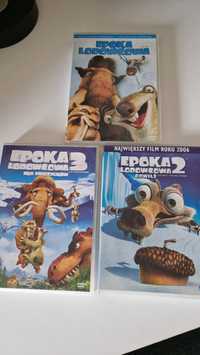 Filmy DVD Epoka lodowcowa 1-3