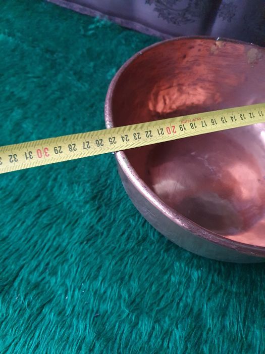 39. Chochla czerpak miedziany