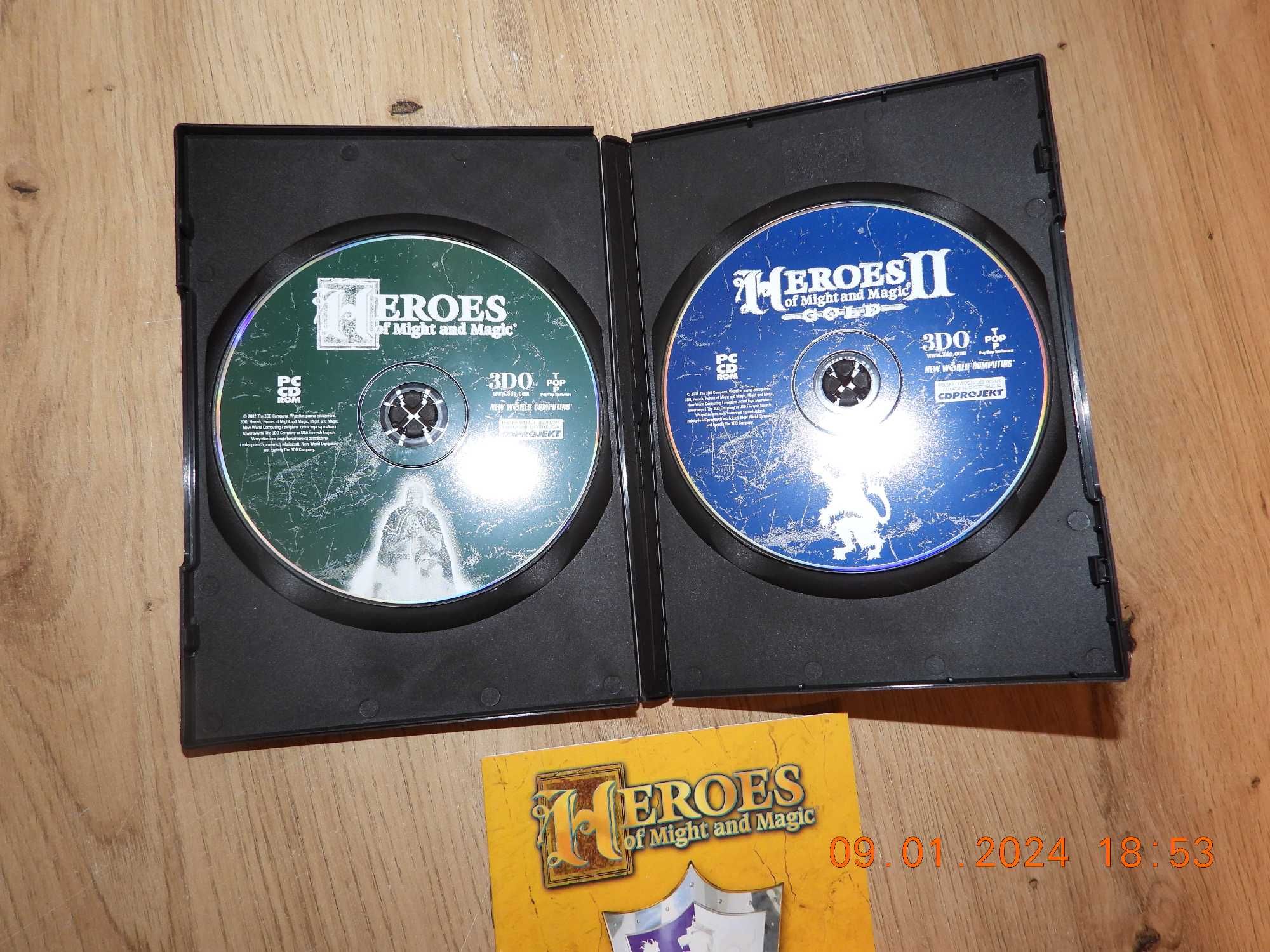 Heroes of Might And Magic I i II - GOLD Edition. PL PC