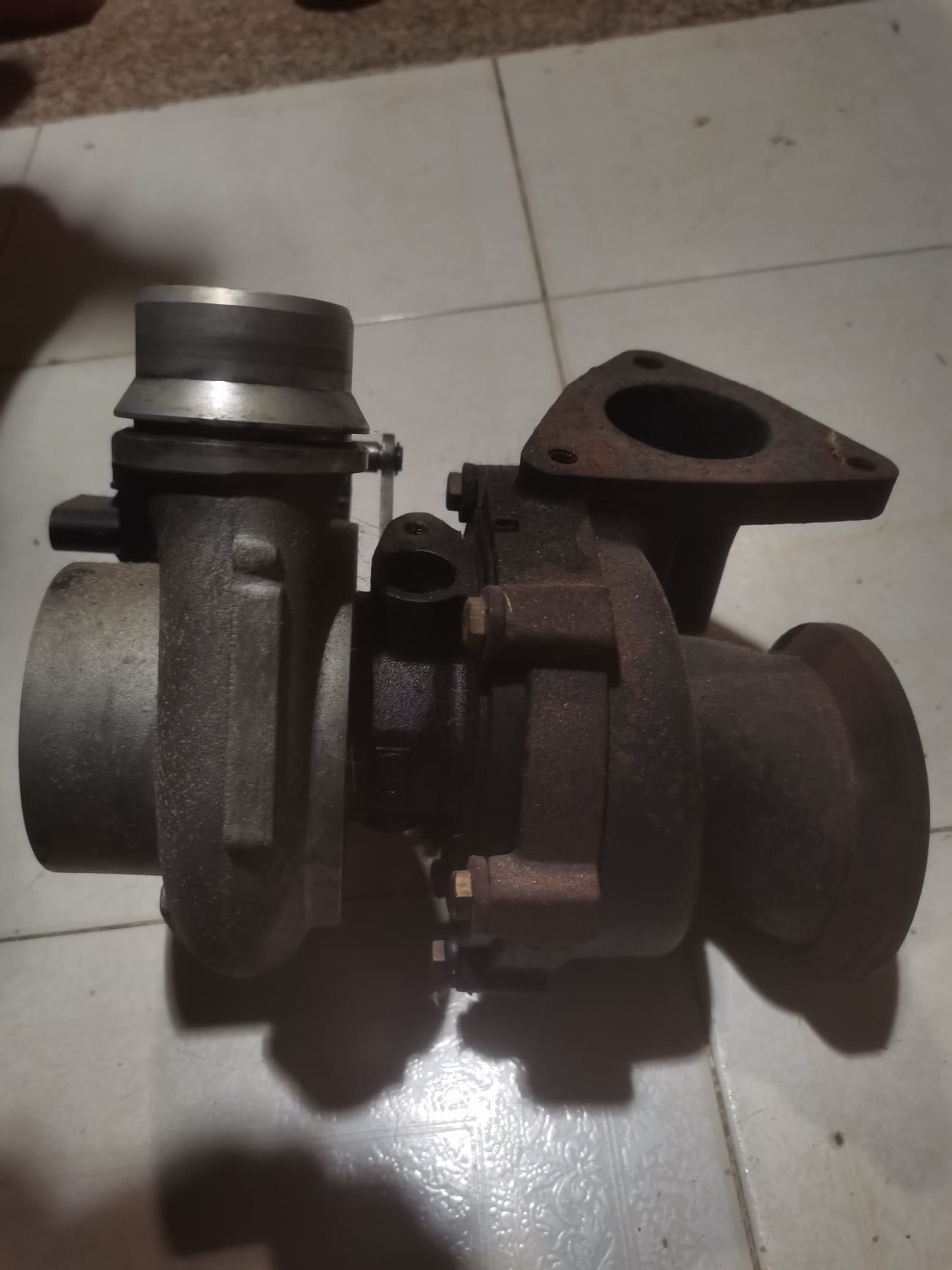 Turbo avariado precisa reparação