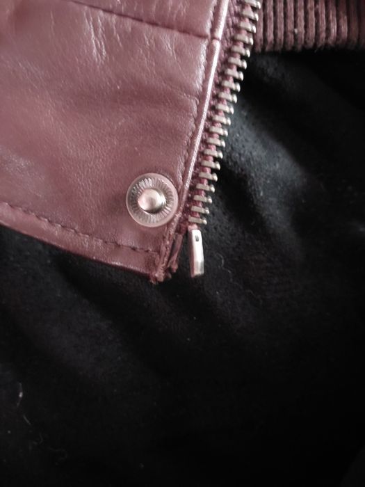 Skórzana kurtka męska !solid