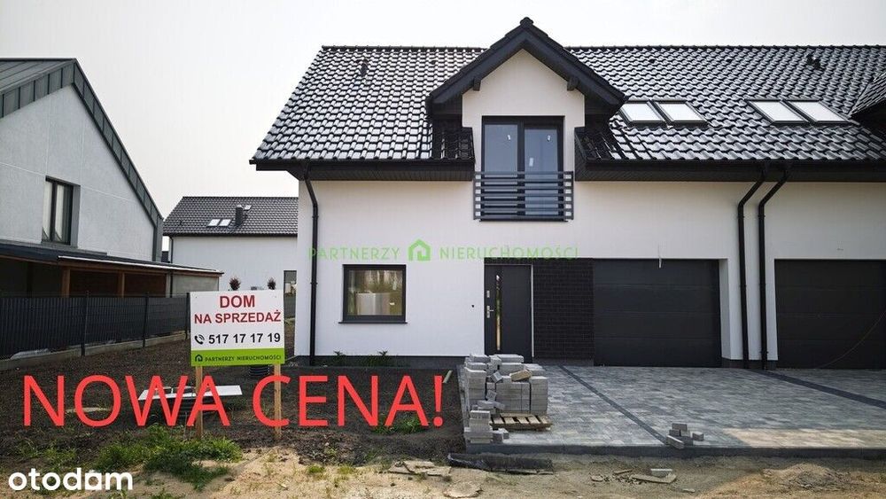 Nowoczesny dom w zabudowie bliźniaczej – Wołczkowo