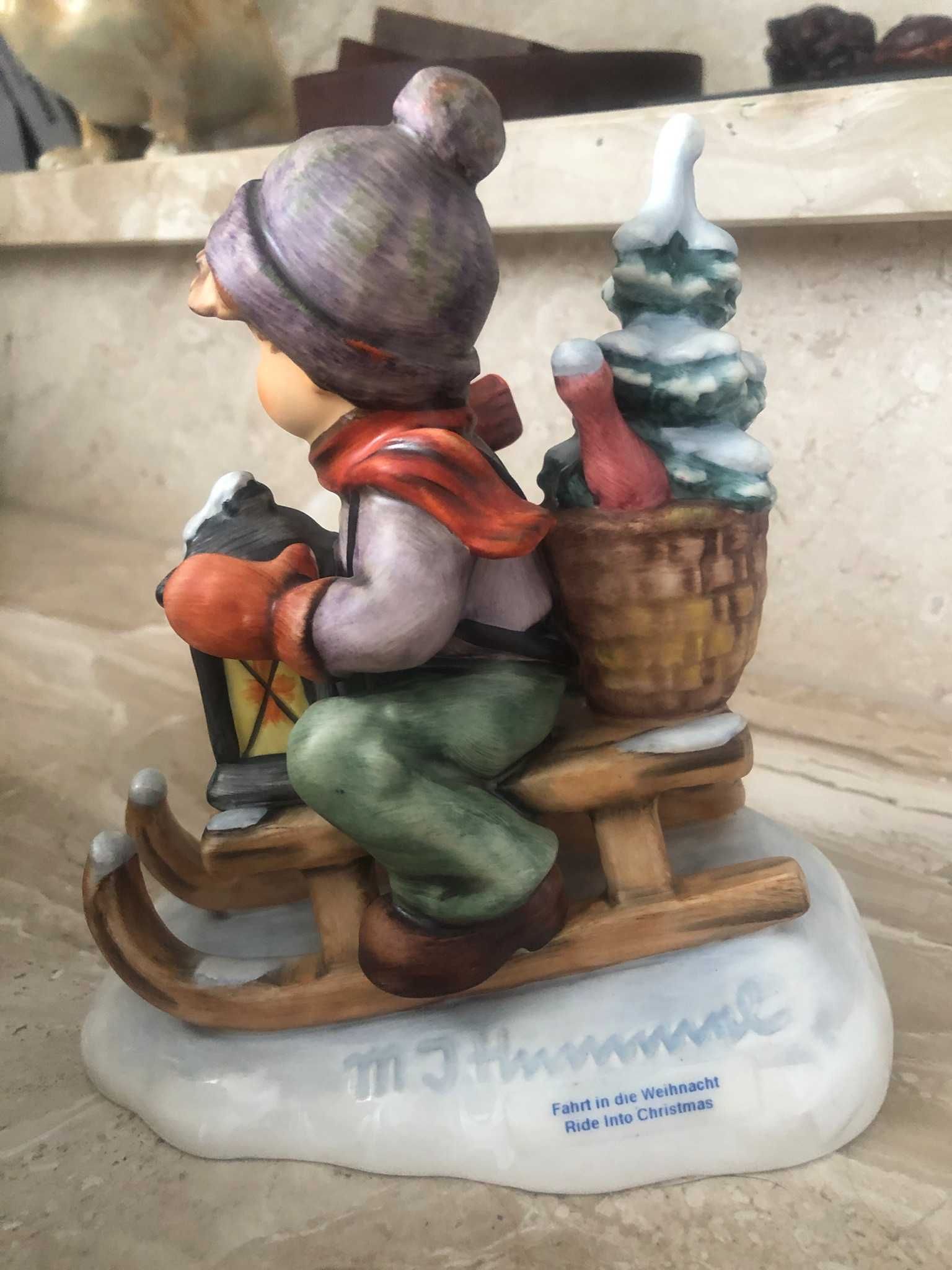 Porcelanowa Figurka M.I.Hummel Goebel 396/1 Ride Into Christmas