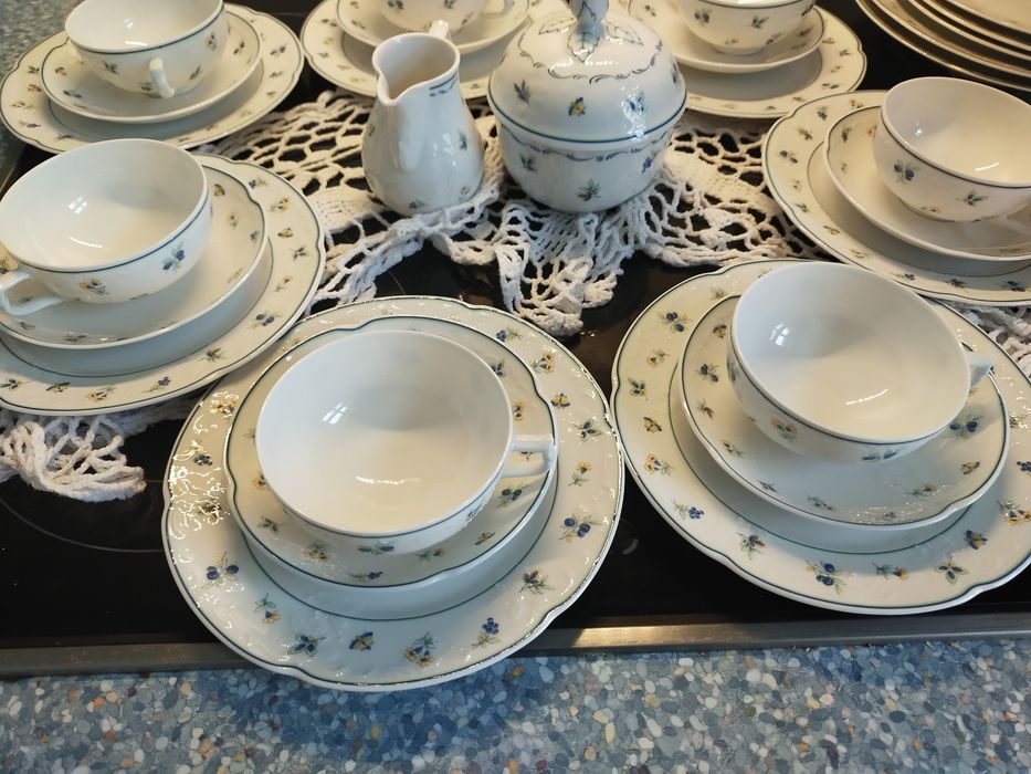 Фарфоровый Моко сервис Kaiser Dubarry Madeline на 6 персон