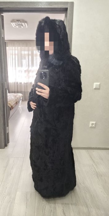 Шуба жіноча чорна