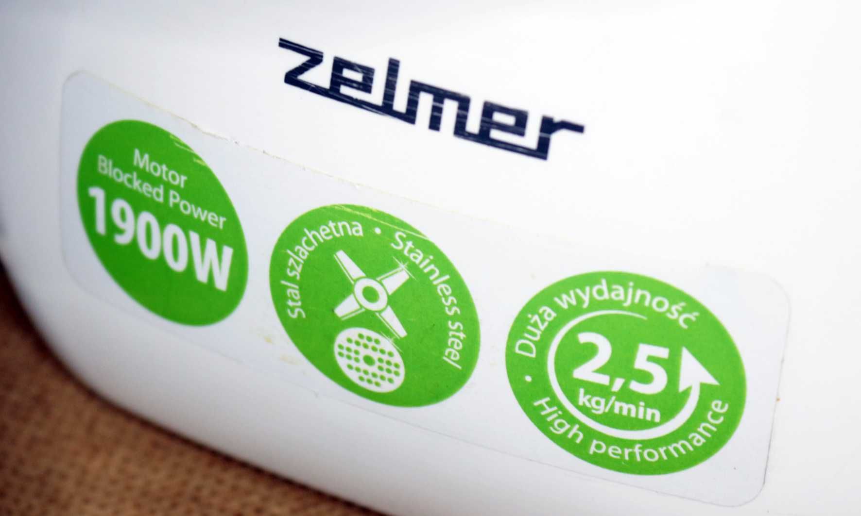 Мясорубка Zelmer ZMM4048W, 1900W/ 650W, Original