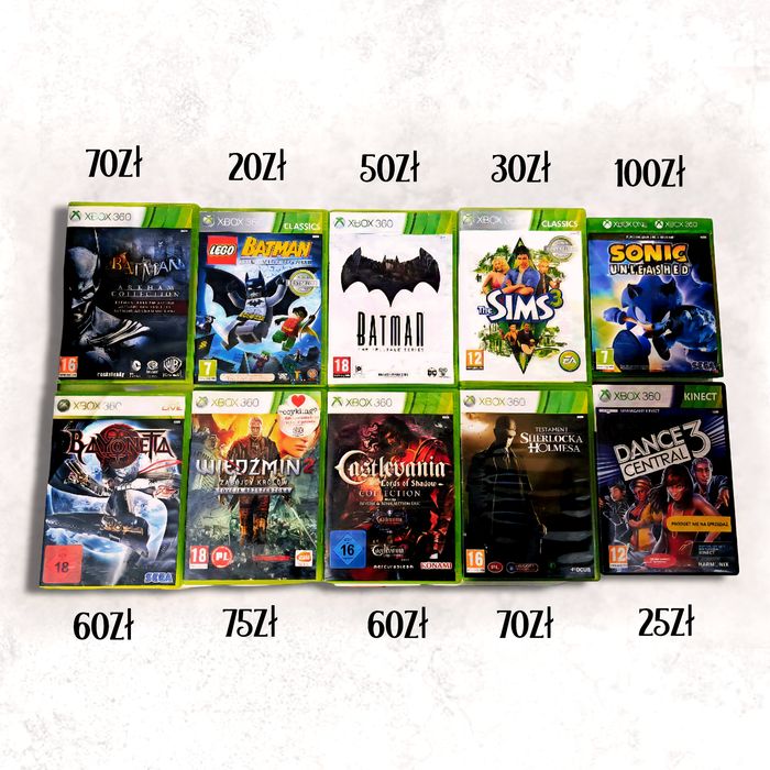 Gry xbox 360 / zestaw goer