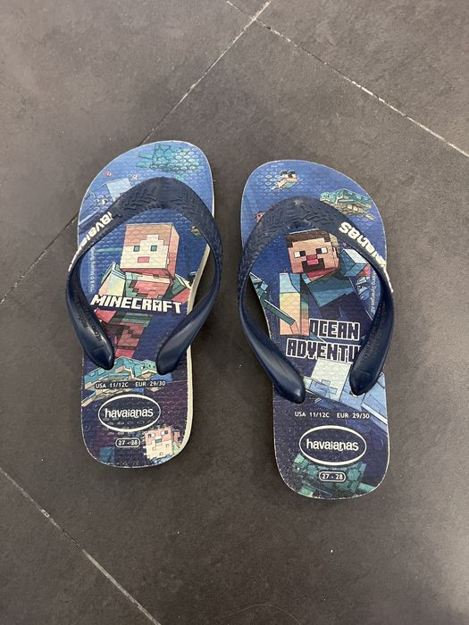 Havaianas criança Minecraft
